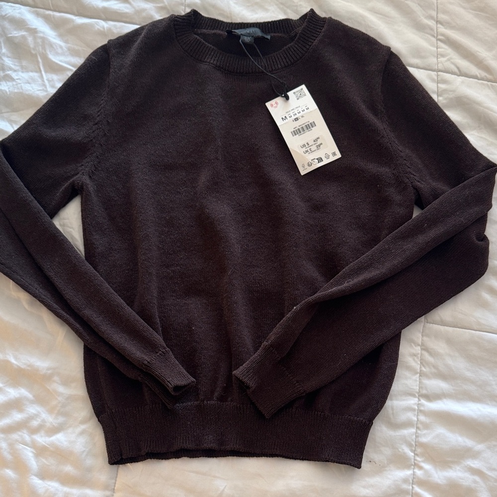 Zara brown sweater